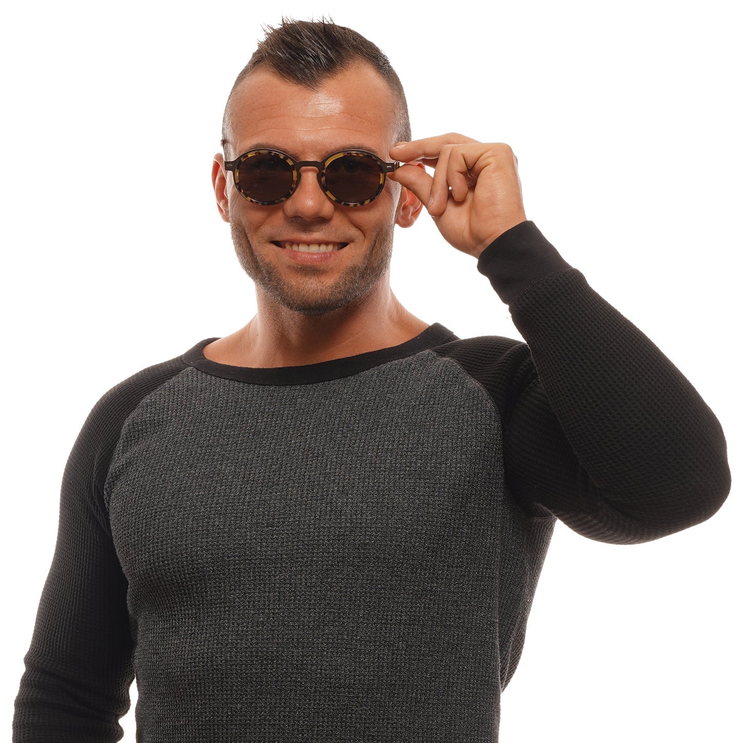 Ermenegildo Zegna Sunglasses ZC0006 49 38M Titanium