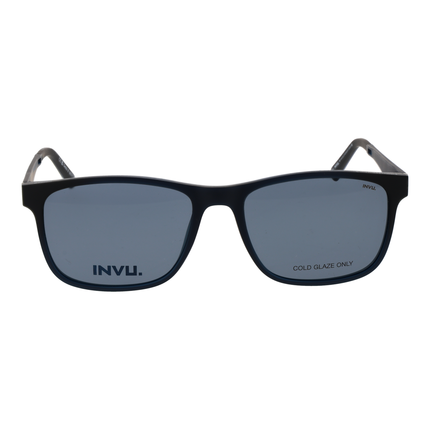 Invu Frames with Sunglasses-Clips M4253 B 56