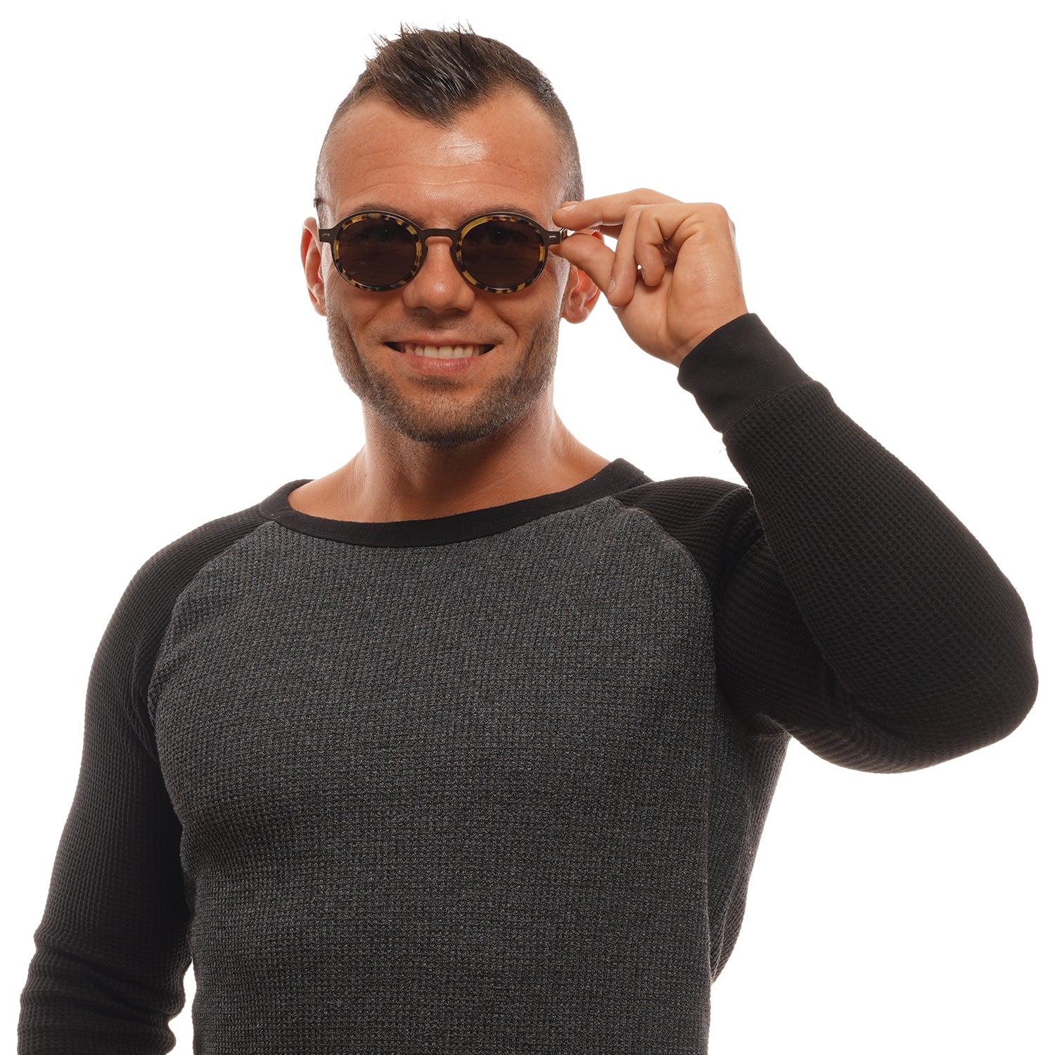 Ermenegildo Zegna Sunglasses ZC0006 49 38M Titanium