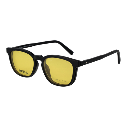 Invu Frames with Sunglasses-Clips M8201 A 51