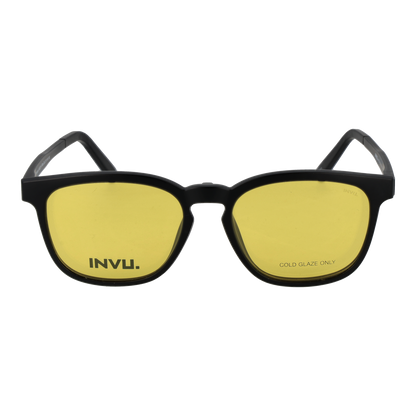 Invu Frames with Sunglasses-Clips M8201 A 51