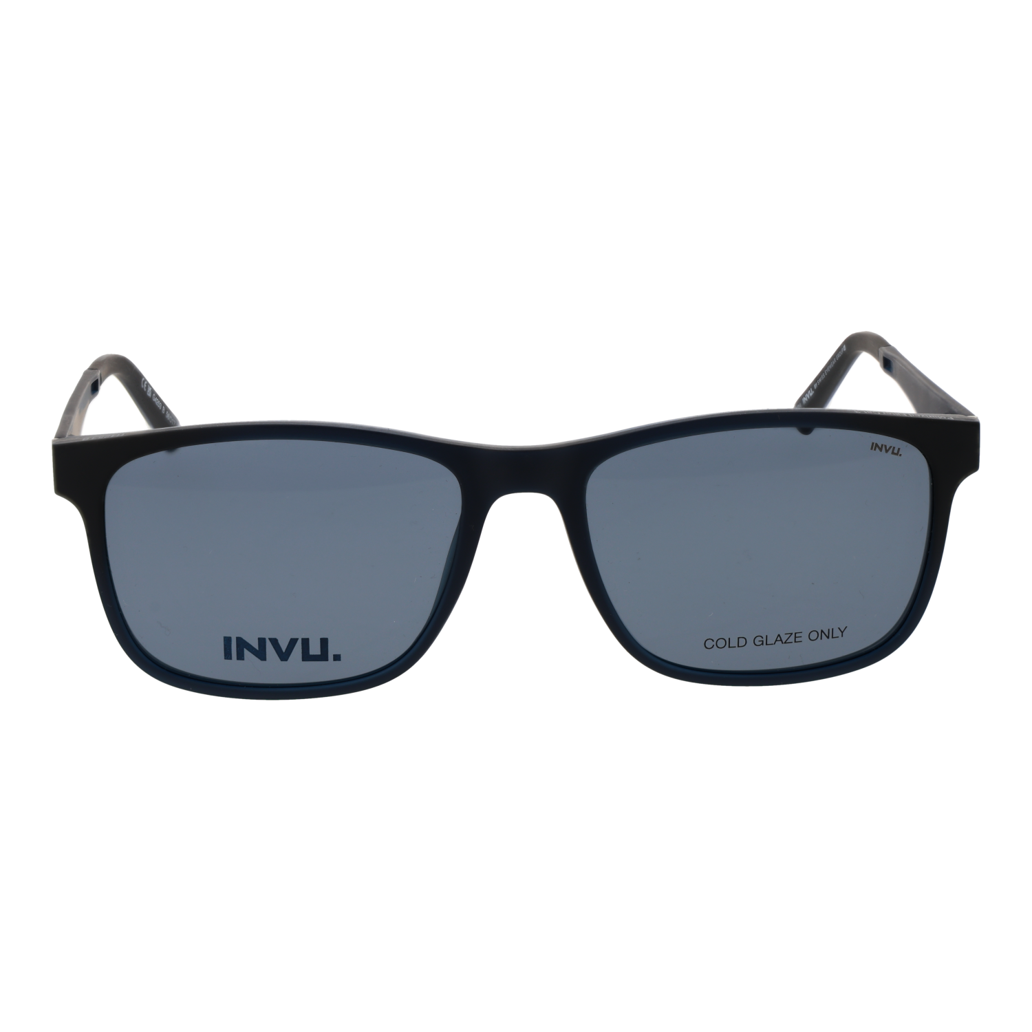 Invu Frames with Sunglasses-Clips M4253 B 56