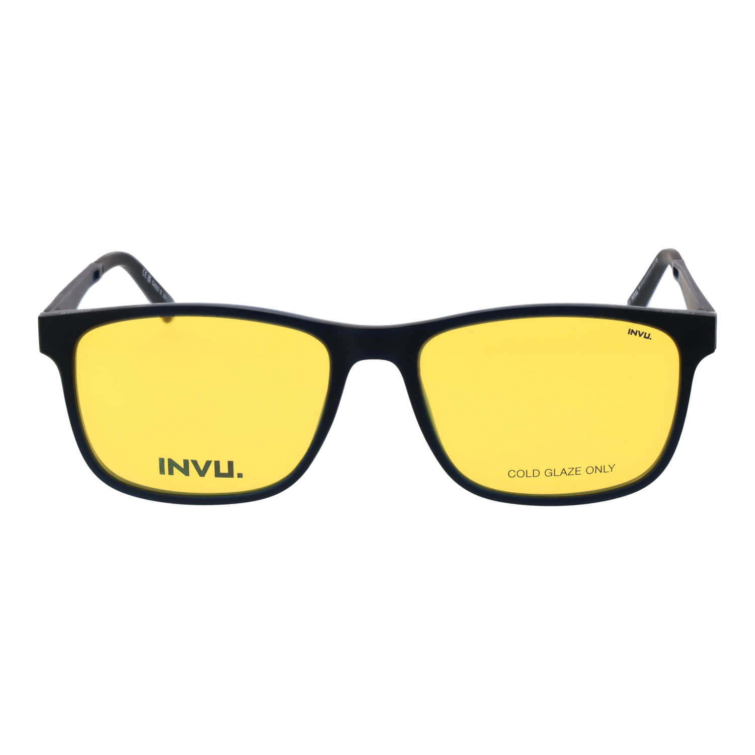 Invu Frames with Sunglasses-Clips M4253 B 56