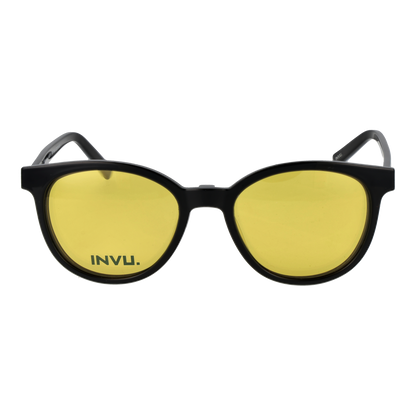 Invu Frames with Sunglasses-Clips M4262 A 50