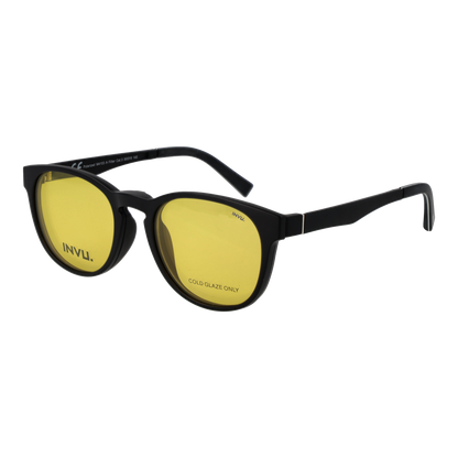 Invu Frames with Sunglasses-Clips M4103 AY 50