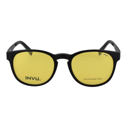 Invu Frames with Sunglasses-Clips M4103 AY 50