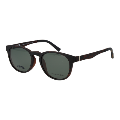 Invu Frames with Sunglasses-Clips M4103 BY 50