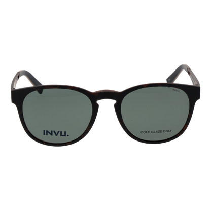 Invu Frames with Sunglasses-Clips M4103 BY 50