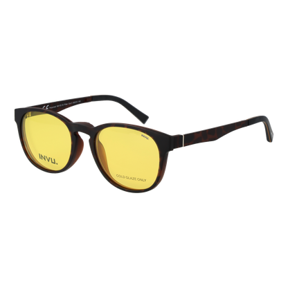 Invu Frames with Sunglasses-Clips M4103 BY 50