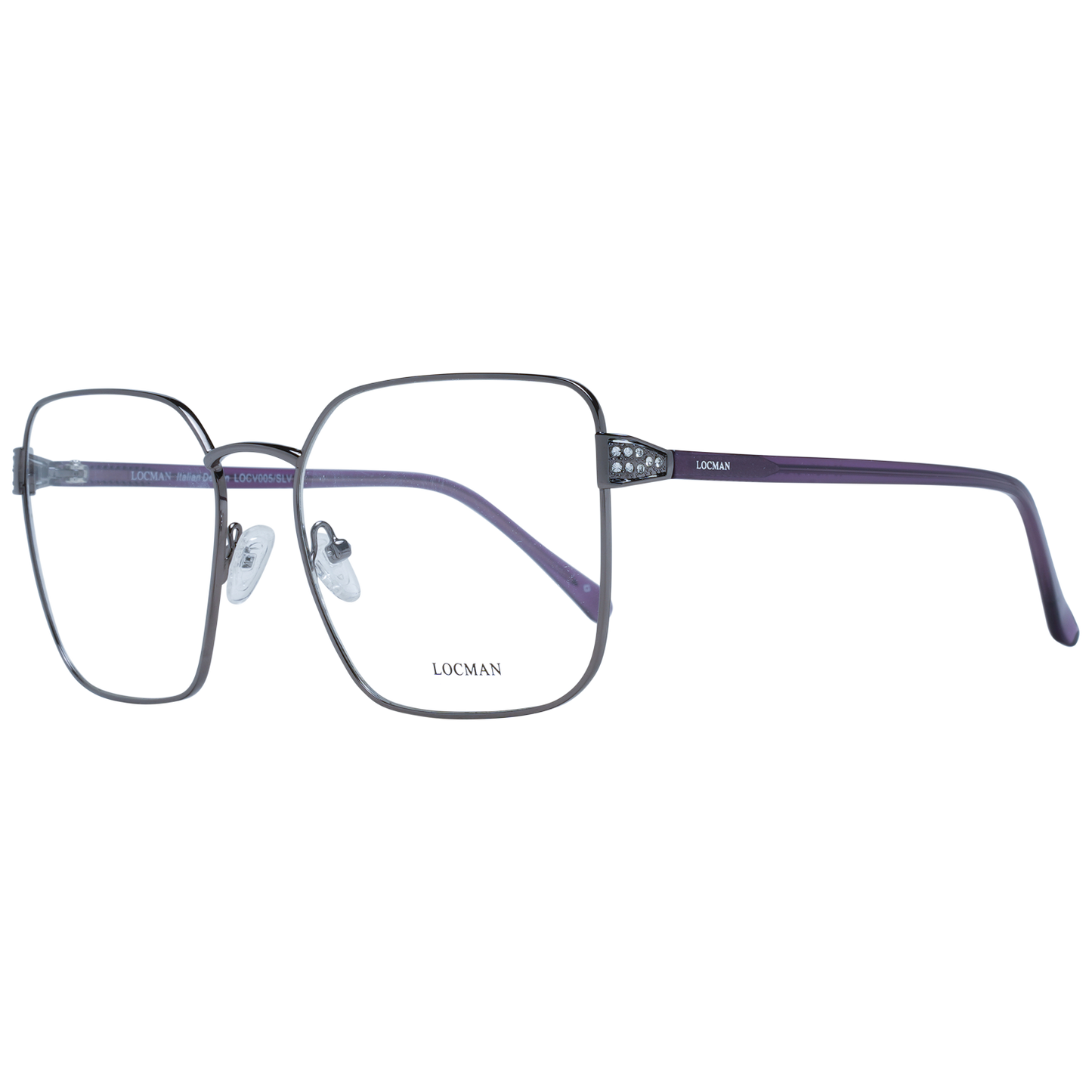 Locman Optical Frame LOCV005 SLV 57